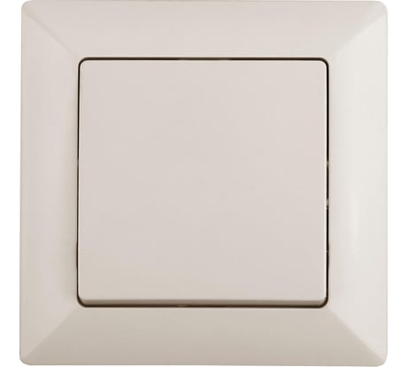 Выключатель Intro Solo 4-101-02 10А-250В, IP20, скрытая установка, слоновая кость, Б0053542