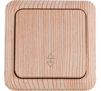 Переключатель Intro Quadro 2-103-11 10А-250В, IP20, открытая установка, сосна, Б0053755