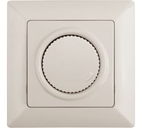 Светорегулятор Intro Solo 4-401-02 поворотный, 600Вт 230В, IP20, СУ, слоновая кость, Б0053706