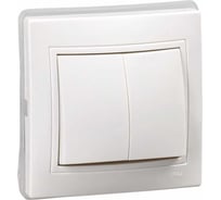 Выключатель GENERICA KVARTA 2кл ВС10-2-0-КБ-44 10А IP44 бел. KV-V20-10-44-K01