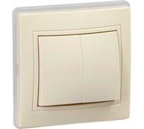 Выключатель GENERICA KVARTA 2кл ВС10-2-0-ККм-44 10А крем. KV-V20-10-44-K33