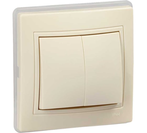 Выключатель GENERICA KVARTA 2кл ВС10-2-0-ККм-44 10А крем. KV-V20-10-44-K33 1