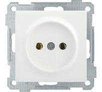 Розетка IEK РС10-1-0-Б без з/к 10А BOLERO белый ERB10-K01-10-1