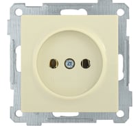 Розетка IEK РС10-1-0-Б без з/к 10А BOLERO кремовый ERB10-K33-10