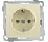 Розетка IEK РС11-1-0-Б с з/к 16А BOLERO кремовый ERB11-K33-16 1