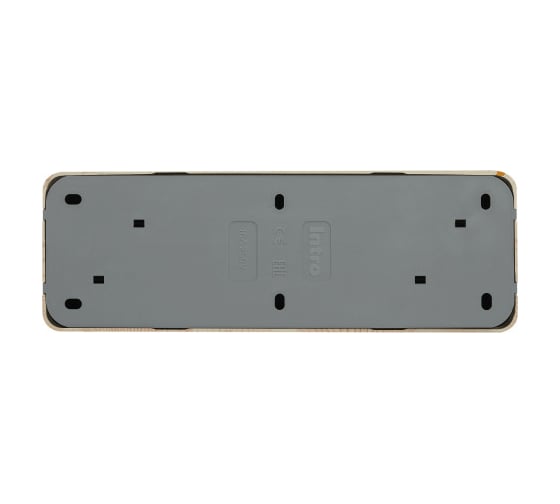 Розетка Intro Quadro с заземлением четырехместная 4x2P+E, 16А-250В, IP20, открытая установка, сосна, Б0053844