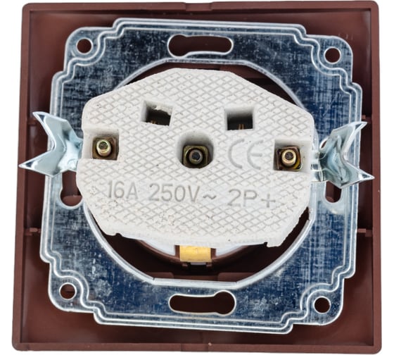 Розетка Intro Plano с заземлением 2P+E Schuko со шторками, 16А-250В, IP20, СУ, антрацит, Б0053928