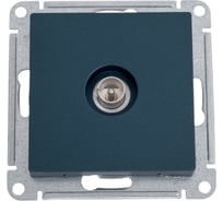 Антенная одиночная розетка Systeme Electric AtlasDesign Изумруд TV коннектор SE ATN000893