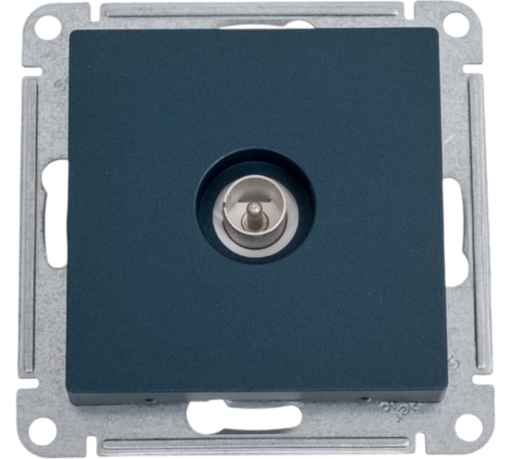 Антенная одиночная розетка Systeme Electric AtlasDesign Изумруд TV коннектор SE ATN000893 1