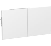 Двойная розетка Systeme Electric AtlasDesign Белый, с заземлением, со шторками с крышкой, 16А SE ATN000128