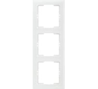 3-местная вертикальная рамка IEK РВ-3-ББ BOLERO белый EMB31-K01