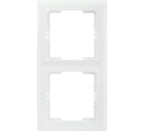 2-местная вертикальная рамка IEK РВ-2-ББ BOLERO белый EMB21-K01