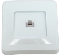 РТ10-ВБ Розетка 1-ая телефонная RJ11 ВЕГА GENERICA белый ETV10-K01-DM