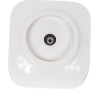 1-ая TV розетка IEK РТВ20-ХБ о/у GLORY белый EAH10-K01