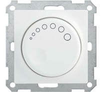 Поворотный светорегулятор с индикацией IEK СС10-1-1-Б 600Вт BOLERO белый EDB11-0600-K01