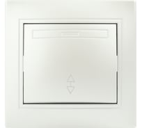 Одноклавишный переключатель Intro Plano 1-103-06 10А-250В, IP20, СУ, перламутр, Б0053752