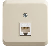 Компьютерная розетка Systeme Electric ЭТЮД о/у Кремовый RJ45 кат.5E KOMA-001K