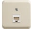 Компьютерная розетка Systeme Electric ЭТЮД о/у Кремовый RJ45 кат.5E KOMA-001K 1