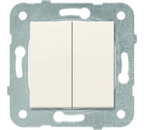 Выключатель Panasonic МОДУЛЬ 2кл крем Karre Plus 54899 WKTT0009-2BG-RES