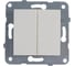 Выключатель Panasonic МОДУЛЬ 2кл крем Karre Plus 54899 WKTT0009-2BG-RES 2