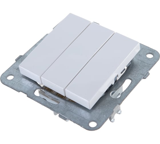 Выключатель Panasonic МОДУЛЬ 3кл белый Karre Plus 54913 WKTT0015-2WH-RES