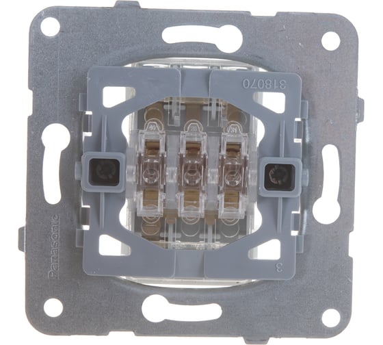 Выключатель Panasonic МОДУЛЬ 3кл белый Karre Plus 54913 WKTT0015-2WH-RES