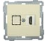Розетка HDMI РHDMI-0-Б BOLERO, кремовый IEK EHB10-K33 1