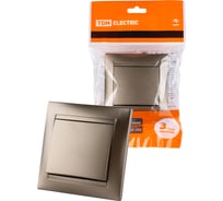 1-клавишный выключатель TDM ELECTRIC 10А бронза "Лама" SQ1815-0701