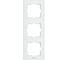 3-ая рамка Panasonic вертикальная белая Karre Plus WKTF0813-2WH 1