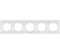 5-ая рамка Panasonic горизонтальная белая Arkedia WMTF0805-2WH