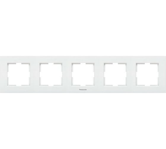 5-ая рамка Panasonic горизонтальная белая KarrePlus WKTF0805-2WH 1