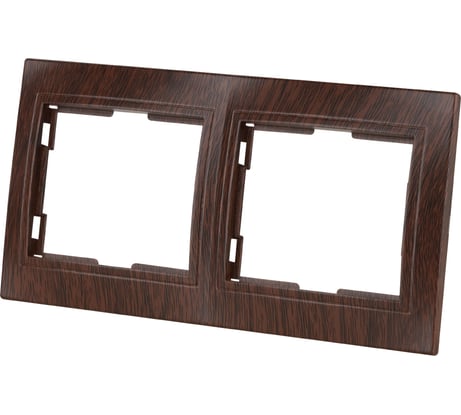 2-х постовая горизонтальная рамка TDM ELECTRIC  "ЭКО" бук "Таймыр" SQ1814-0326