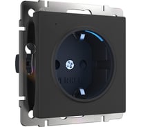 Розетка с подсветкой WERKEL W1171408 черный a054523