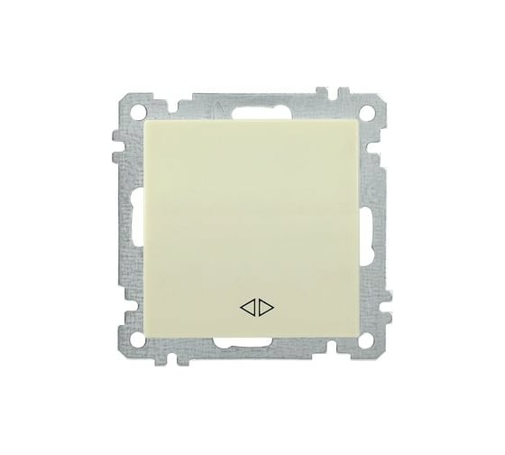 Выключатель IEK ВС10-1-3-Б 1 клавишный перекрестный 10А BOLERO кремовый EVB13-K33-10 1