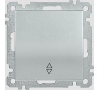 Выключатель IEK ВС10-1-2-Б 1 клавишный проходной 10А BOLERO серебр. EVB12-K23-10