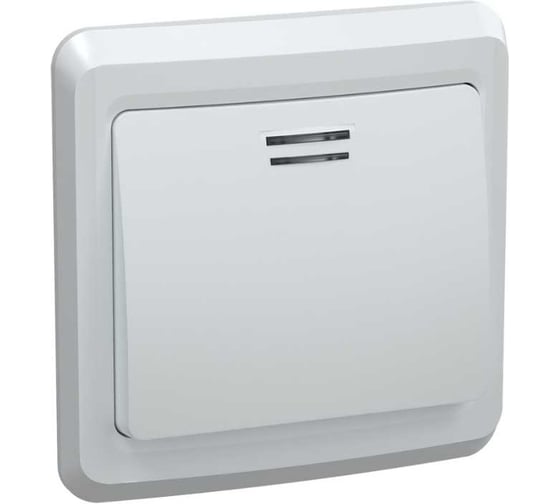 Выключатель GENERICA 1кл 10А с инд. ВЕГА белый EVV11-K01-10-DM 1