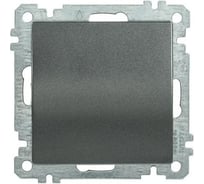 Выключатель IEK ВС10-1-0-Б 1 клав. 10А BOLERO антрацит EVB10-K95-10