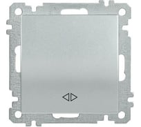 Выключатель IEK ВС10-1-3-Б 1 клавишный перекрестный 10А BOLERO серебр. EVB13-K23-10