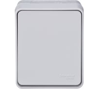 Переключатель 1-клавишный AtlasDesign Profi IP54, 10 АХ, открытой установки, Белый Systeme Electric ATN540161