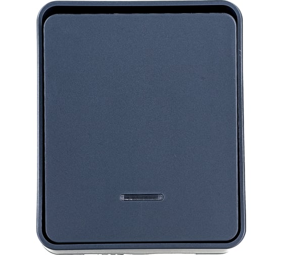 1-клавишный выключатель Systeme Electric AtlasDesign PROFI IP54 открытой установки с подсветкой 10 АХ ATN544013
