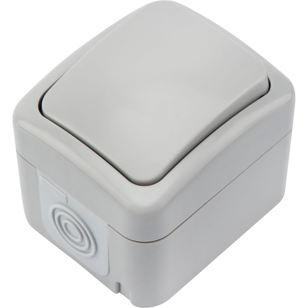 Проходной накладной выключатель KRANZ IP54 серый KR-78-0837 - выгодная ...