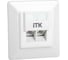 Внутренняя информационная розетка IEK ITK RJ45 кат. 5Е FTP 2 порта CS2-1C5EF-2-1 1