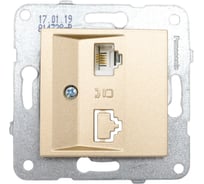 Розетка Panasonic модуль TF бронза Karre Plus WKTT0402-2BR