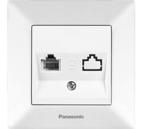Розетка Panasonic TF белая Arkedia WMTC0402-2WH