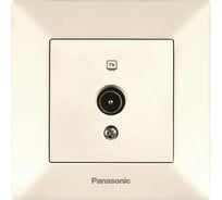 TV розетка Panasonic концевая крем Arkedia WMTC0451-2BG