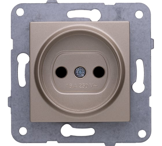 Розетка Panasonic модуль б/з бронза Karre Plus WKTT0201-2BR