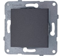 1-клавишный выключатель Panasonic модуль, тёмно-серый Karre Plus WKTT0001-2DG