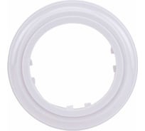 1-постовая рамка LK Studio круглая, белая, LK Vintage-Classic 889104-1