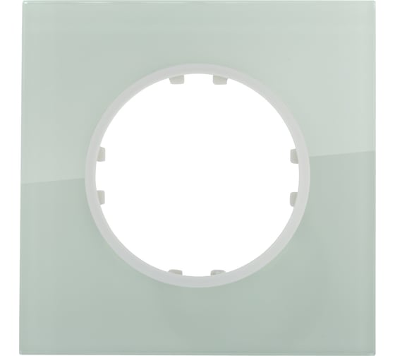 1-постовая рамка LK Studio квадратная из натурального светлого стекла LK Vintage 884111-1