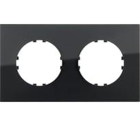 2-постовая рамка LK Studio квадратная, черная, LK Vintage-Quadro 884208-1